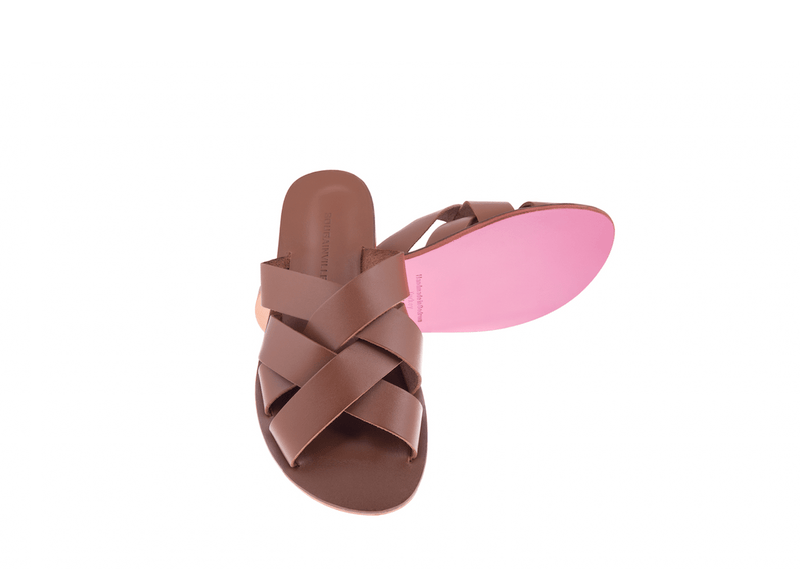 Atria - Brown - Bougainvilleas Sandals