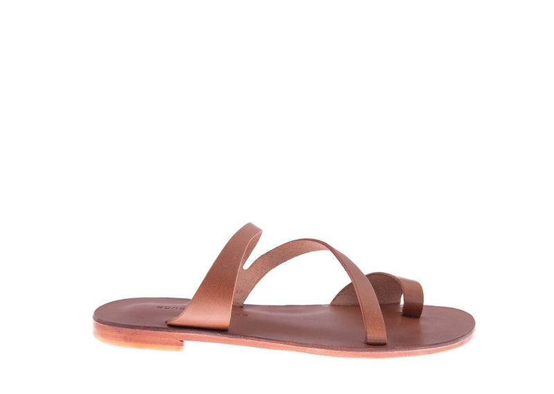 Gumbet - Brown - Bougainvilleas Sandals