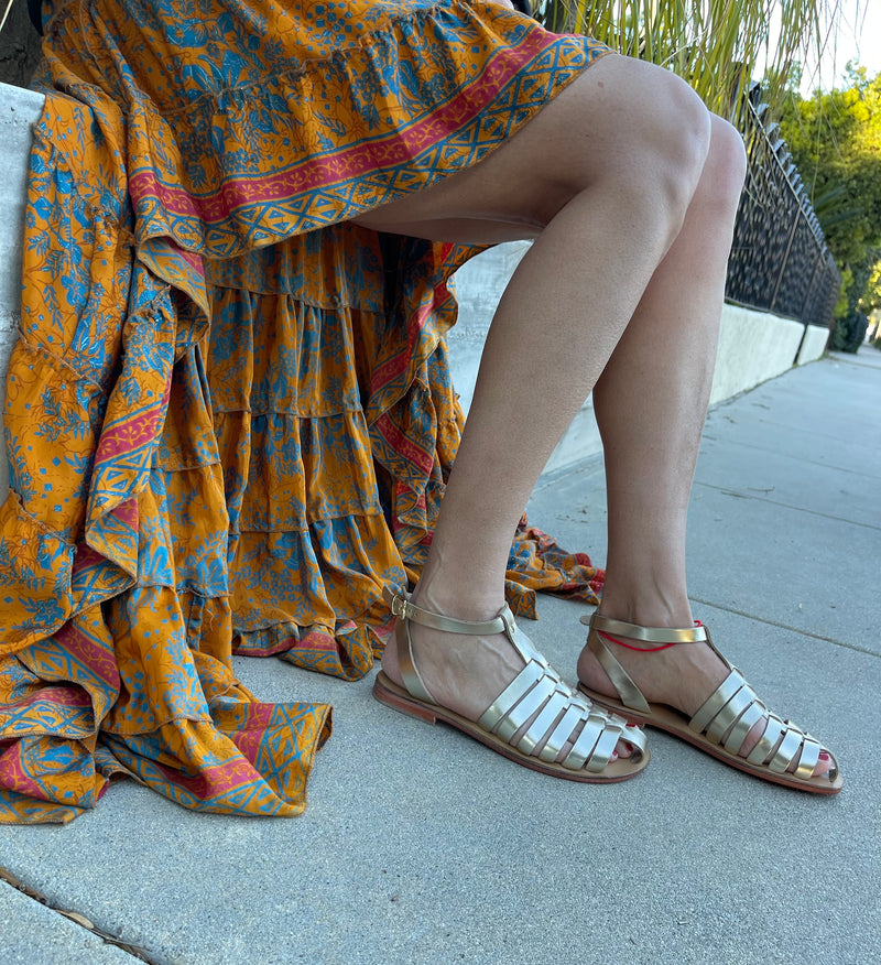 Yapo Women Sandals - Gold