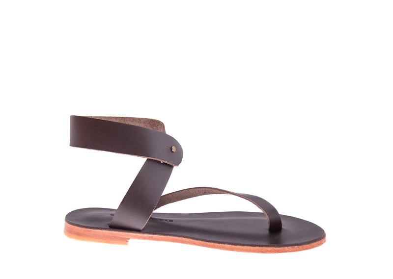 Ivy Sandal- Dark Brown