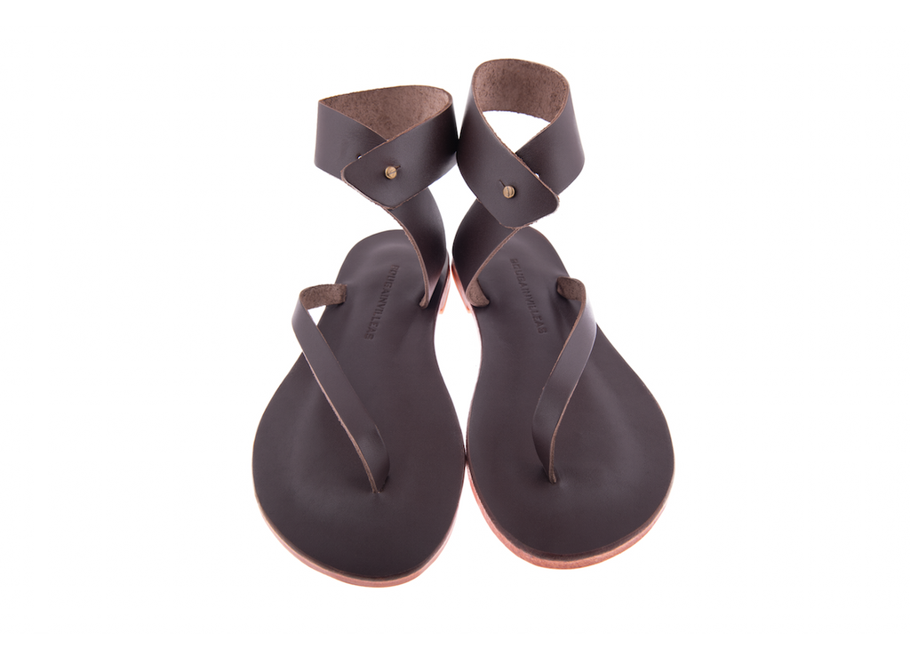 Ivy Sandal- Dark Brown