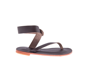 Ivy Sandal- Dark Brown