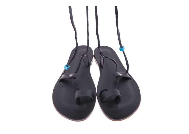 Sargas - Black - Bougainvilleas Sandals