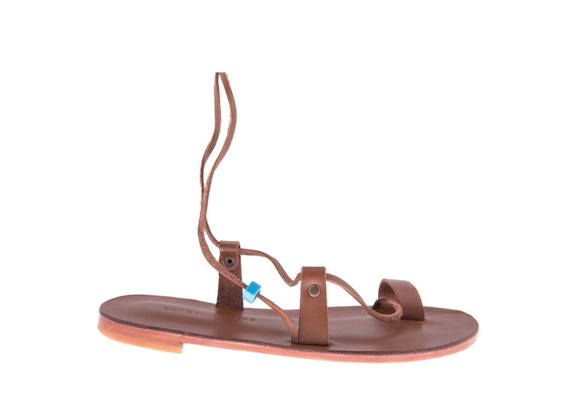 Sargas - Brown - Bougainvilleas Sandals